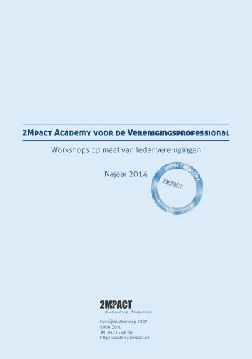 2Mpact Academy voor de Verenigingsprofessional