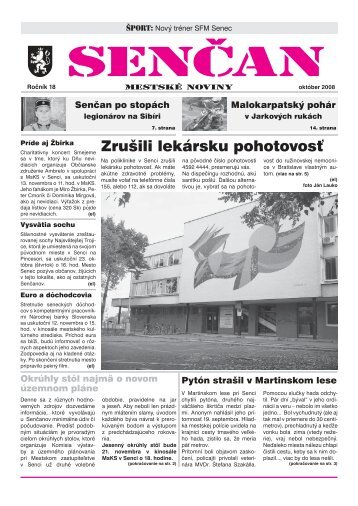 RegEclub - Mesto Senec
