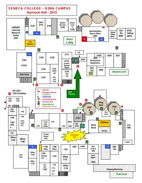 seneca college newnham campus map Seneca College A King Campus Garriock Hall 2012 seneca college newnham campus map