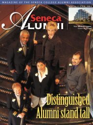 MAGAZINE OF THE SENECA COLLEGE ALUMNI ASSOCIATION