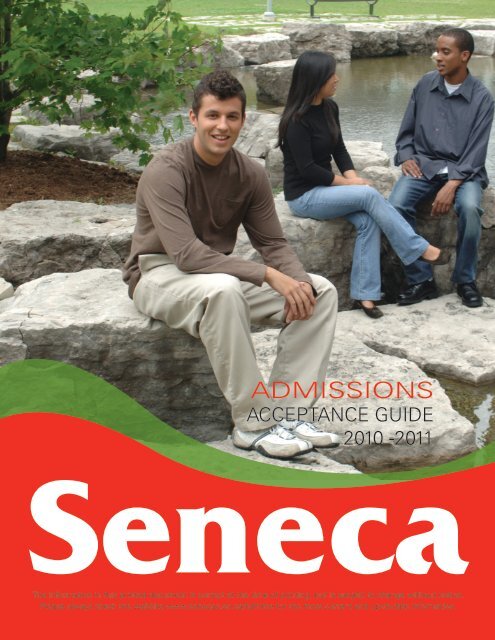 ADMISSIONS - Seneca College