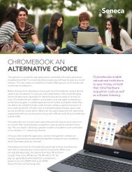 CHROMEBOOK AN ALTERNATIVE CHOICE - Seneca