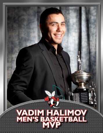 VADIM HALIMOV MVP - Seneca College Athletics