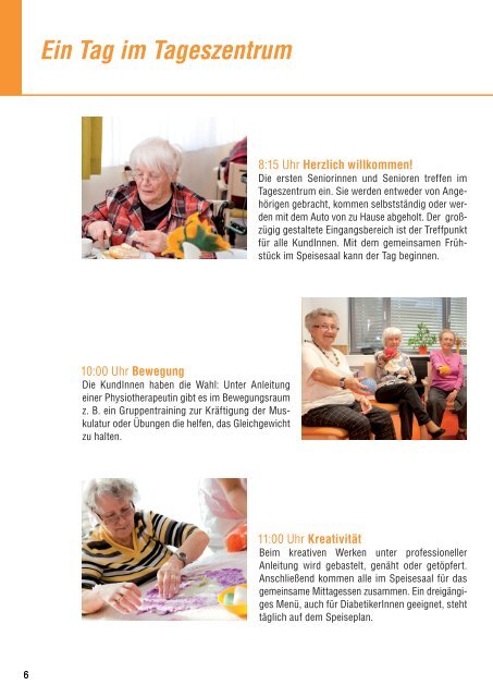 Tageszentren fÃ¼r Seniorinnen und Senioren - Fonds Soziales Wien