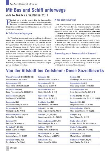 TagesausflÃ¼ge mit Bus und Schiff - Senioren Zeitschrift Frankfurt