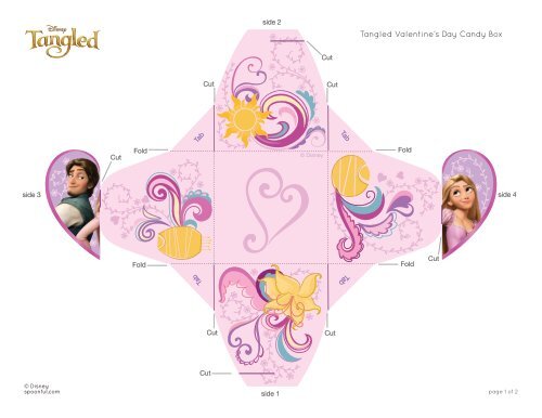 Tangled Valentine's Day Candy Box - Spoonful