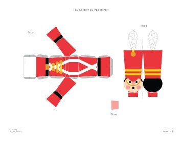 Toy Soldier 3D Papercraft - Spoonful