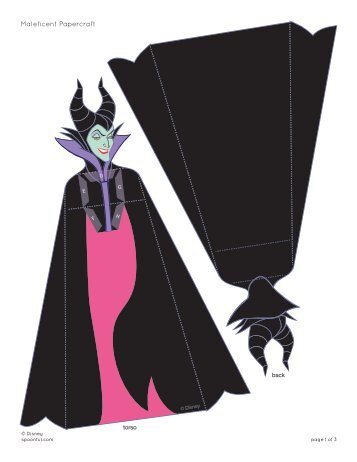 Maleficent Papercraft - Spoonful