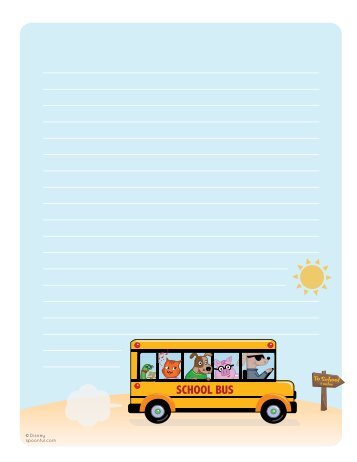 Download Back-to-School Stationery Template - Spoonful