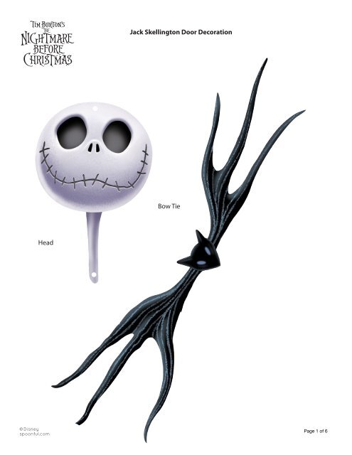 JACK SKELLINGTON THE DOORS PNG CLIPART ILLUSTRATION - Movie Design Bundles