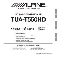 TUA-T550HD - Alpine