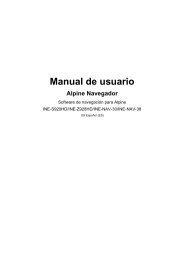 Manual de usuario - Alpine