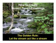 How to Create Stream-Smart Crossings - Maine Audubon