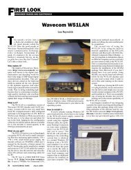 FIRST LOOK Wavecom W51LAN - Monitoring Times