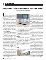 FIRST LOOK Sangean ATS-909X Multiband ... - Monitoring Times