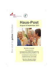 Haus-Post - Caritas SeniorenHaus Hasborn