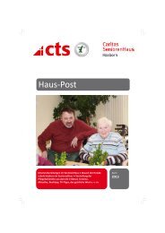 Ausgabe April 2013 - Caritas SeniorenHaus Hasborn