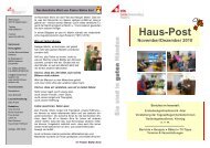 Haus-Post - Caritas SeniorenHaus Hasborn