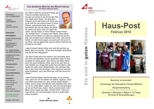 Haus-Post - Caritas SeniorenHaus Hasborn