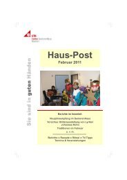 Haus-Post - Caritas SeniorenHaus Hasborn