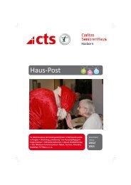 Ausgabe Dezember/Januar 2012/13 - Caritas SeniorenHaus Hasborn
