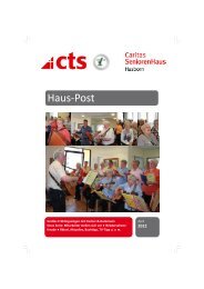 Ausgabe April 2012 - Caritas SeniorenHaus Hasborn