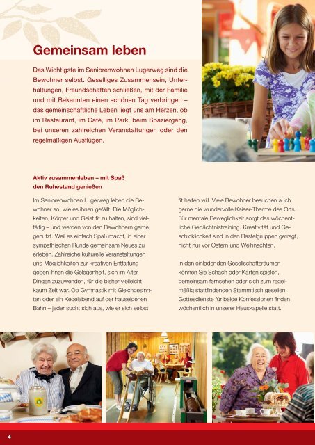 Seniorenwohnen Lugerweg - Sozialservice-Gesellschaft des BRK