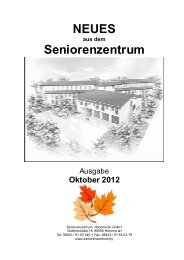 Heimzeitung Oktober 2012 - Seniorenzentrum