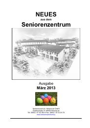 Heimzeitung MÃ¤rz 2013 - Seniorenzentrum
