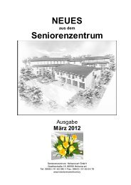 Heimzeitung MÃ¤rz 2012 - Seniorenzentrum