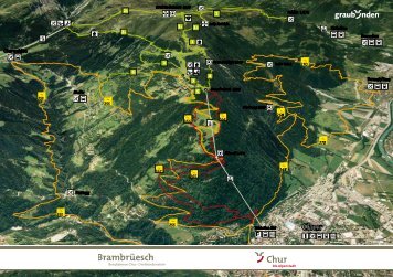 geht's zur Panoramakarte BrambrÃ¼esch - Chur Tourismus
