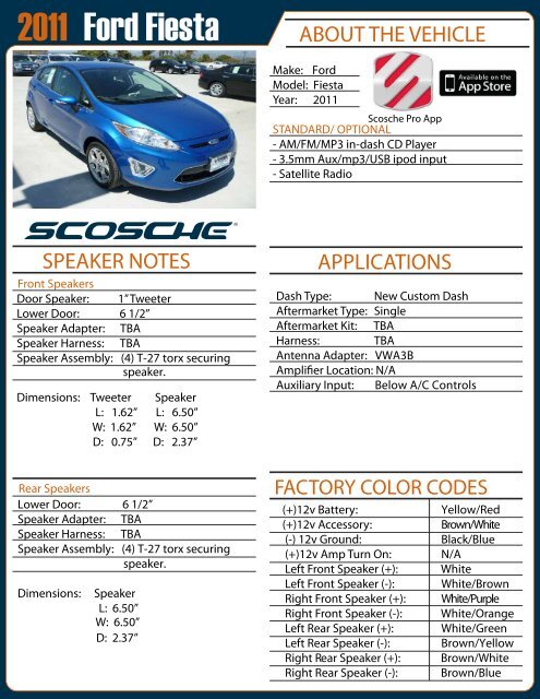 2011 Ford Fiesta AE Page 1