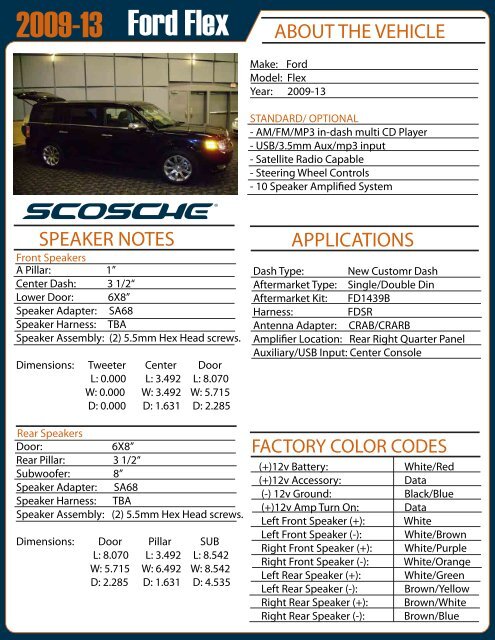 2009-10 Ford Flex AE Page 1