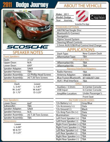 2011 Dodge Journey AE Page 1