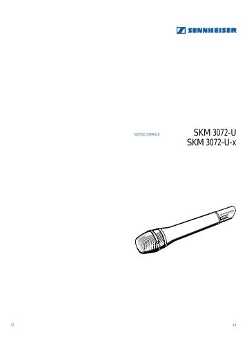 SKM 3072-U bda - Sennheiser