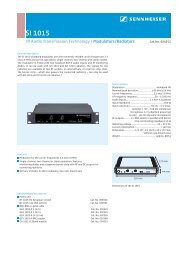 SI 1015 - Sennheiser