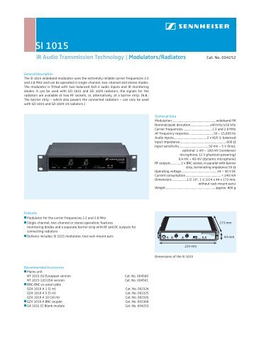 SI 1015 - Sennheiser