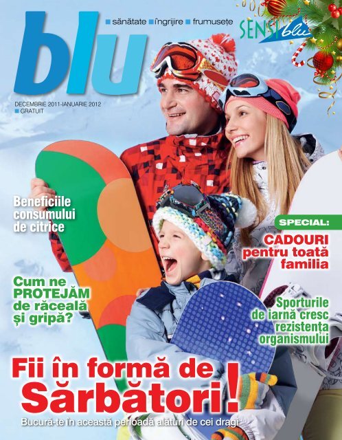 Revista Blu decembrie - Sensiblu