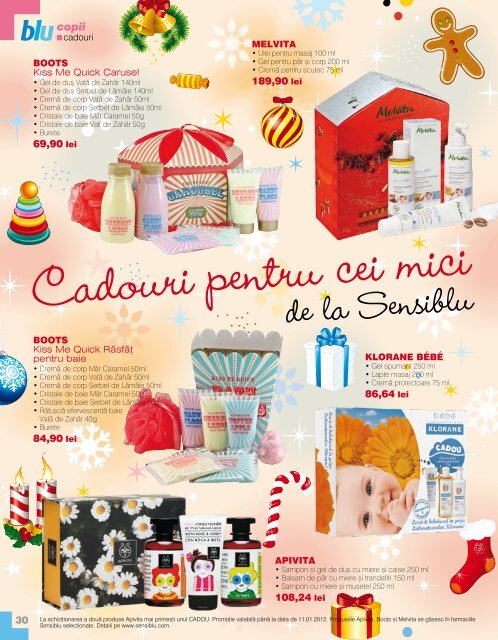Revista Blu decembrie - Sensiblu