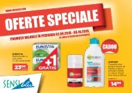 OFERTE spEcialE - Sensiblu