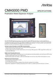 Anritsu CMA5000 PMD