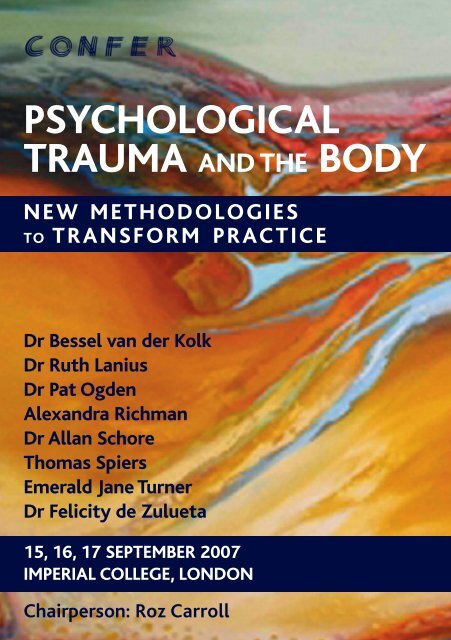 psychological trauma body and the - Sensorimotor Psychotherapy ...