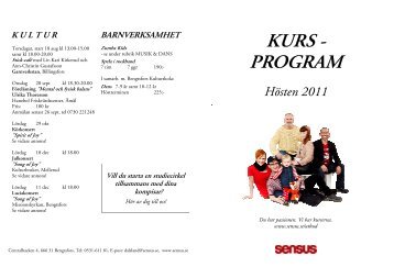 KURS - PROGRAM - Sensus