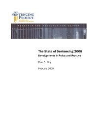 The State of Sentencing 2008 - The Sentencing Project