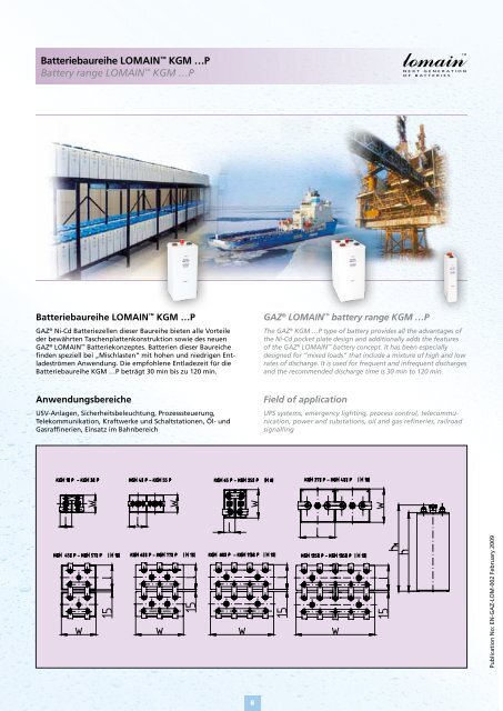 Extreme low maintenance Ni-Cd batteries - Enersys - EMEA