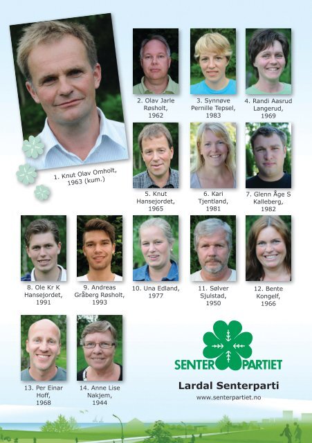 Lardal Senterparti, program 2011-2015 - Senterpartiet