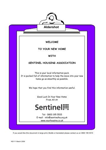 Local information for Aldershot - Sentinel Housing Association