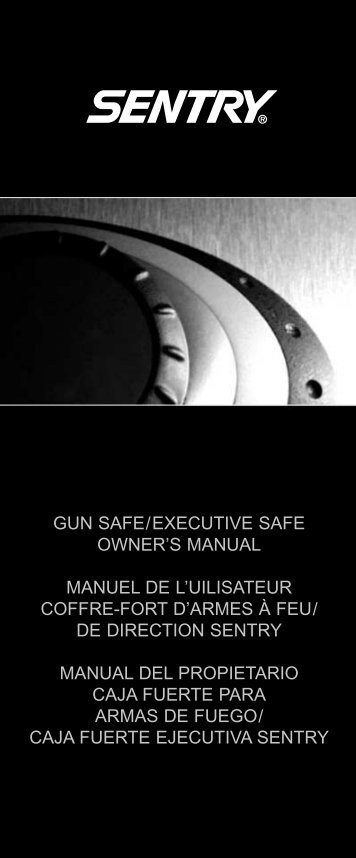 Instructions - SentryÂ® Safe