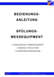 bedienungs- anleitung spÃ¼lungs- messequipment - Separation.de