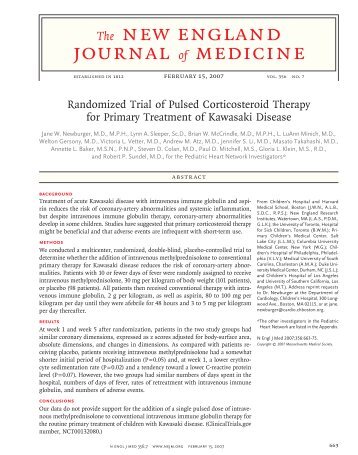 The new england journal of medicine - sepeap